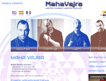 Tablet Screenshot of mahavajra.com